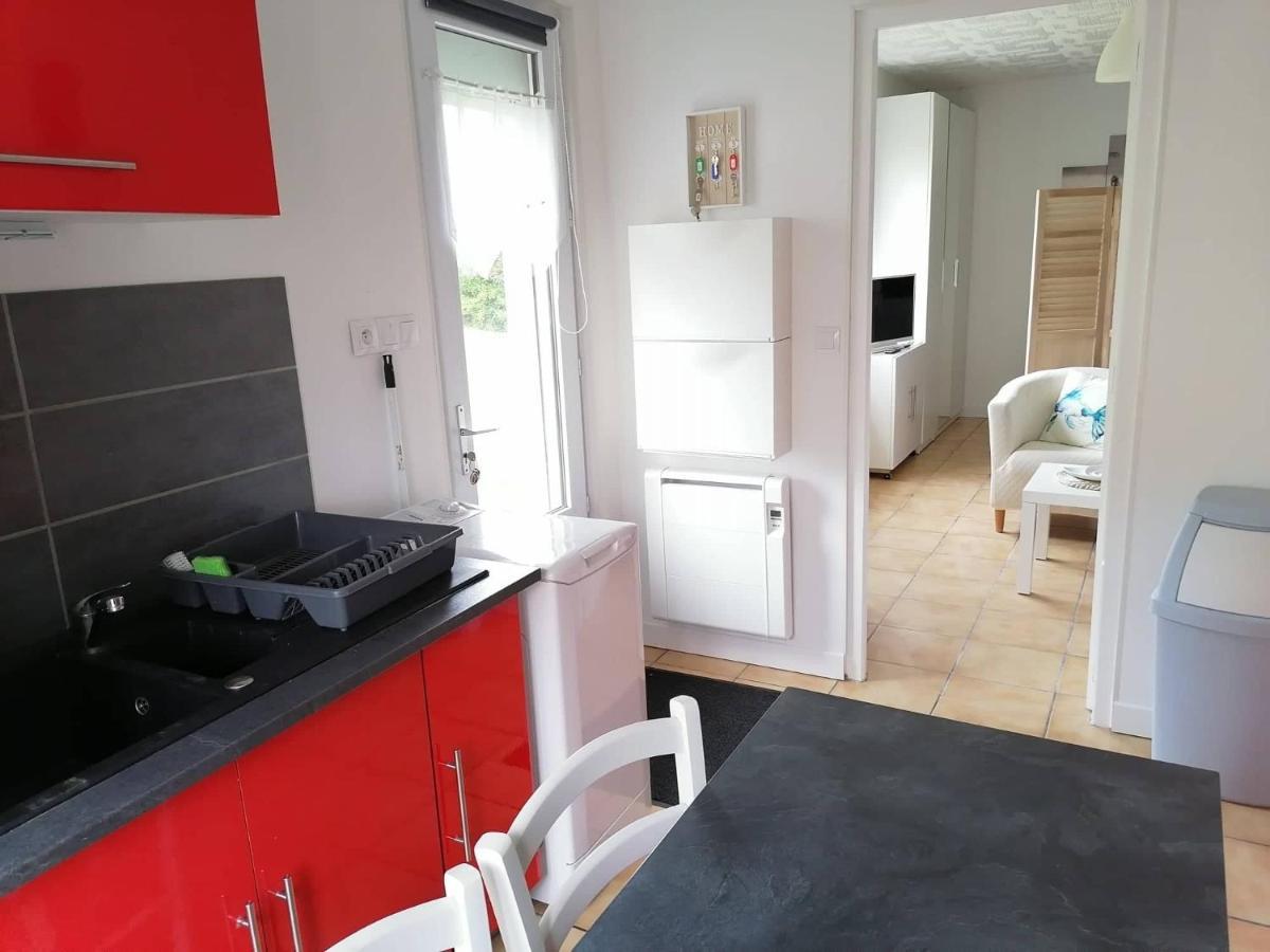 Le Petit Logis De Barneville Plage Wc Exterieur Luaran gambar